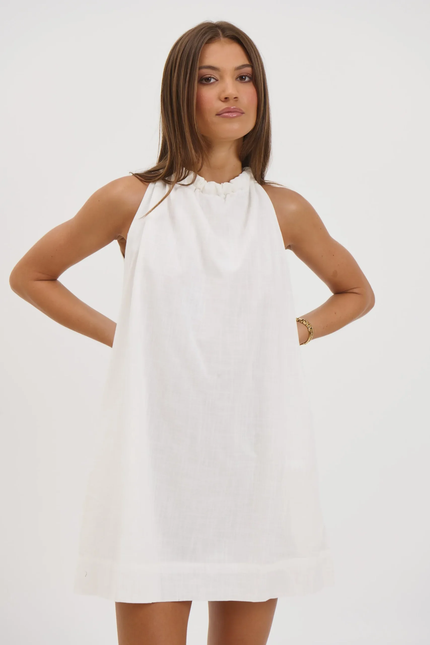 Novie Mini Dress White