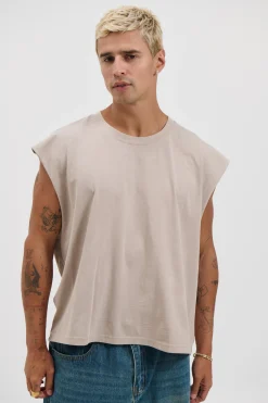 NTH Crop Box Tank Stone