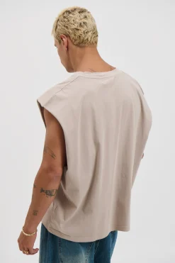 NTH Crop Box Tank Stone