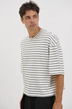 NTH Crop Box Tee Double Stripe