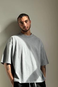 NTH Crop Box Tee Grey