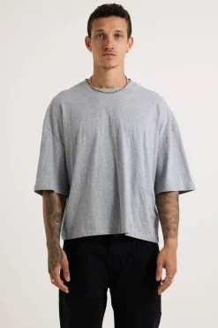 NTH Crop Box Tee Grey