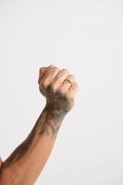 Nth Etched Ring Gold