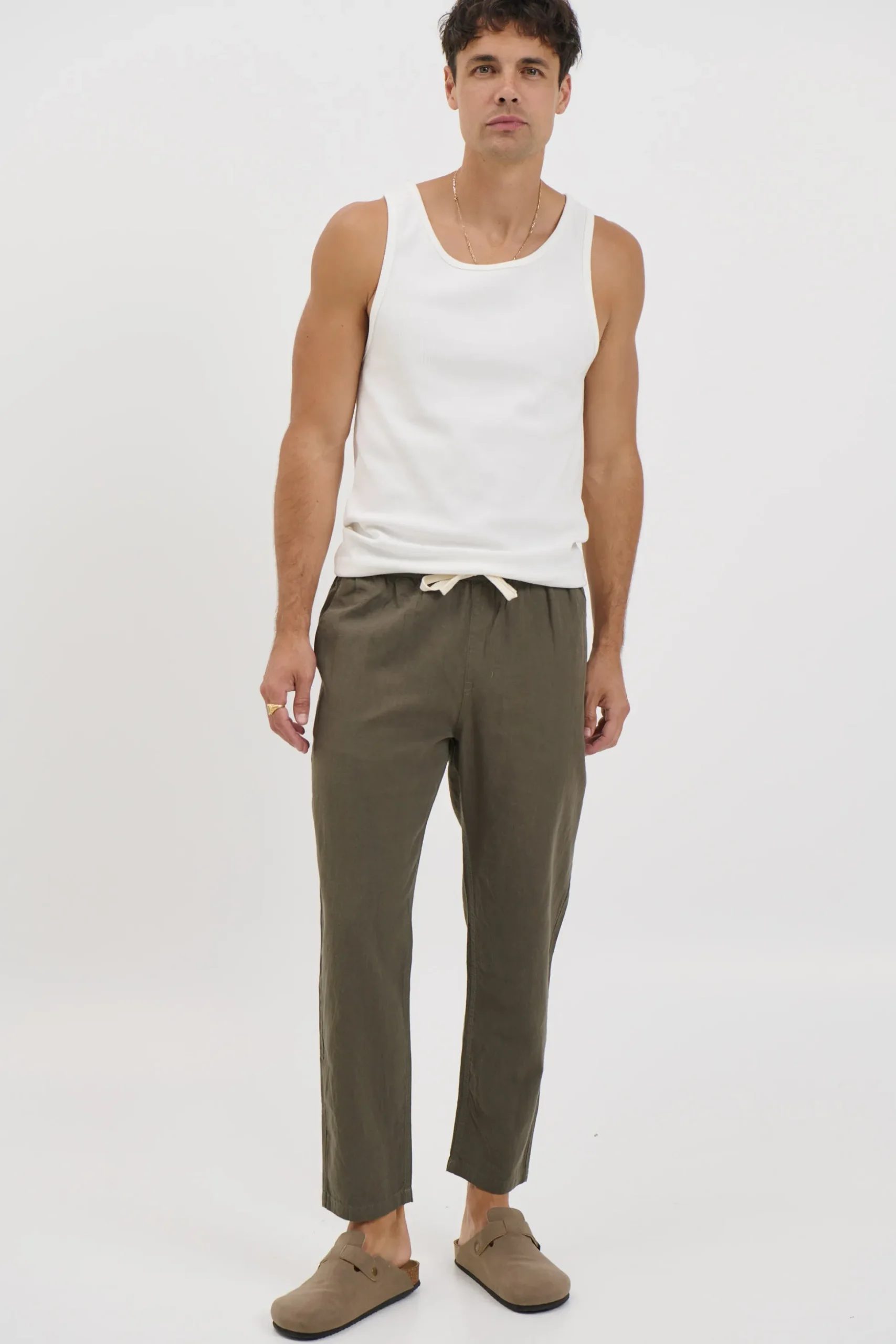 NTH Linen Pant Khaki