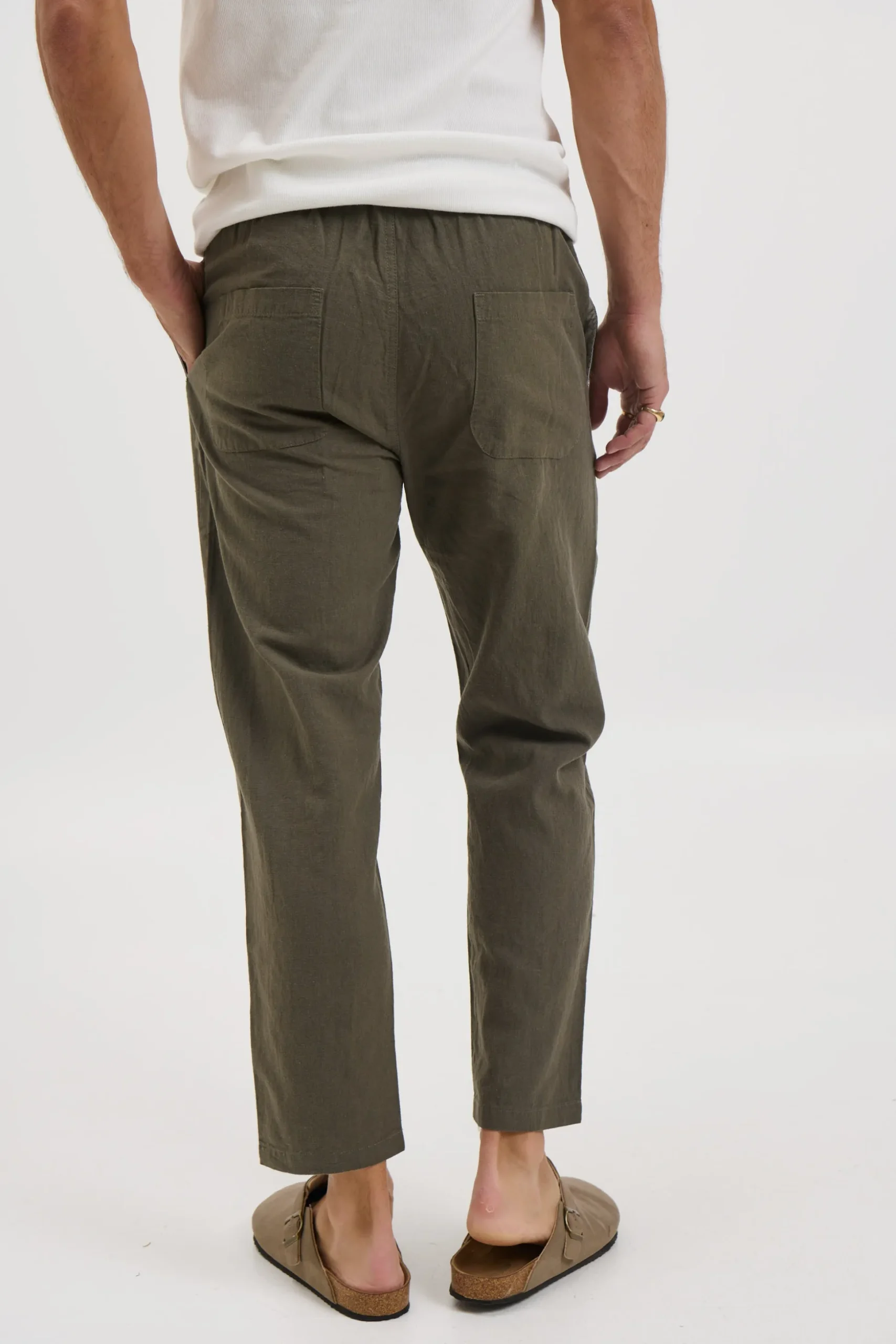 NTH Linen Pant Khaki
