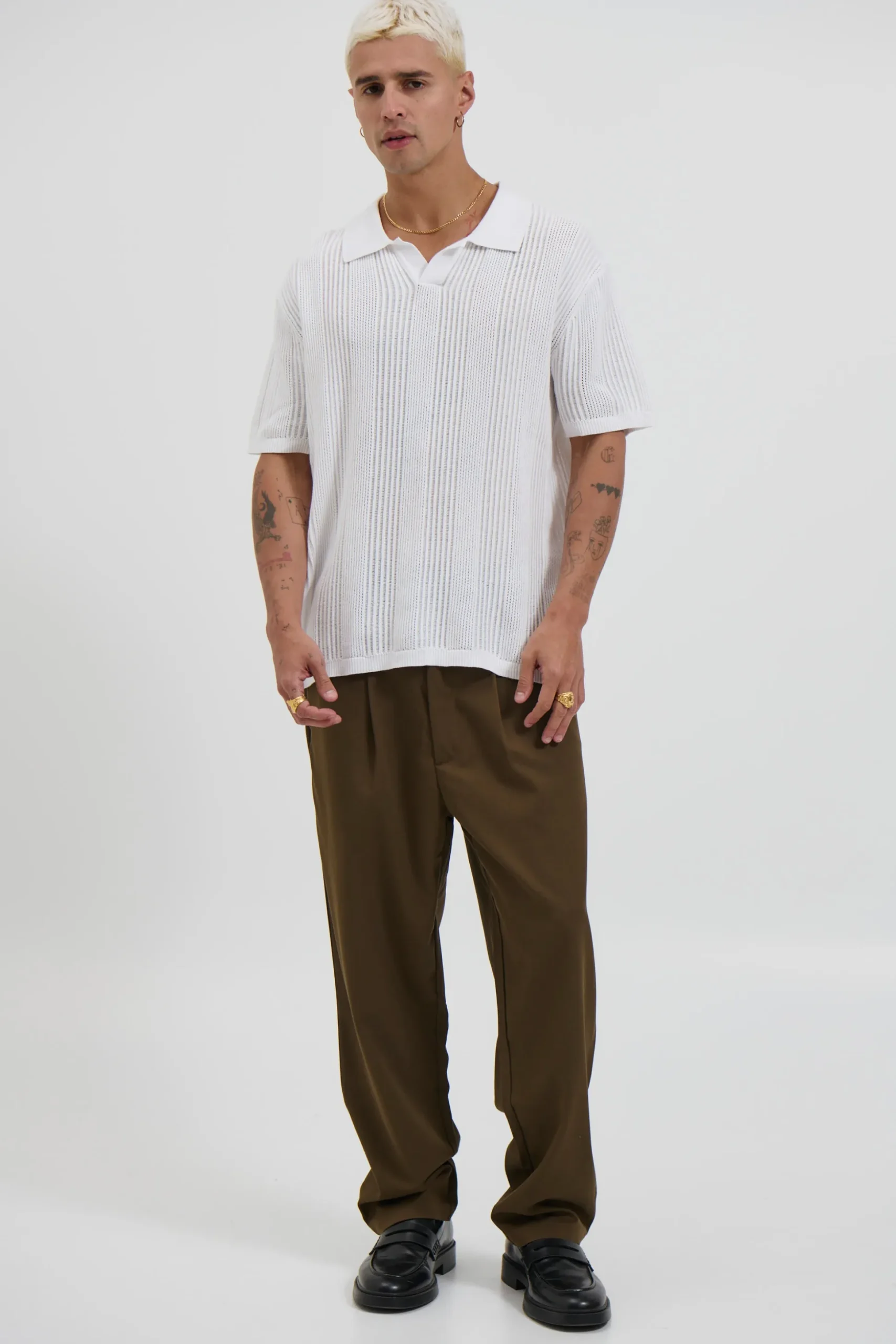 NTH Relaxed Polo White