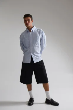 NTH Shirt Stripe Blue