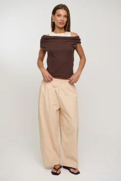 Nylah Knit Top Chocolate