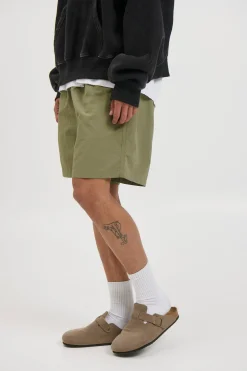 Nylon Walk Short Khaki