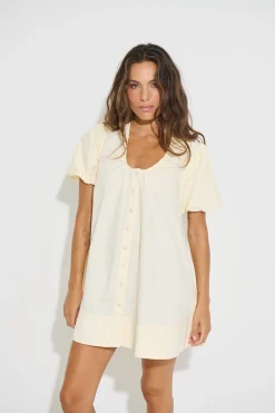 Oaks Mini Dress Butter