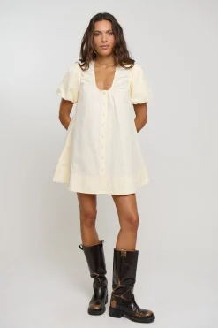 Oaks Mini Dress Butter