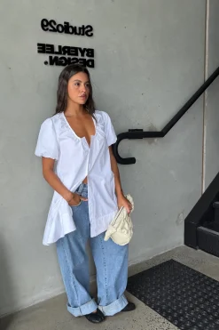 Oaks Mini Dress White