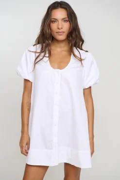 Oaks Mini Dress White