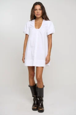 Oaks Mini Dress White