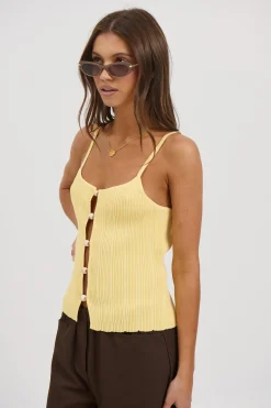 Odessa Knit Tank Top Pollen
