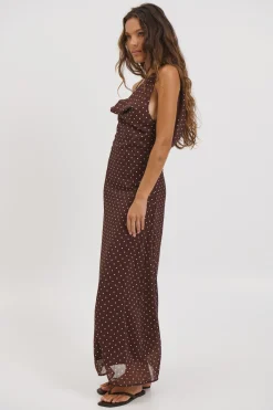Oli Maxi Dress Brown