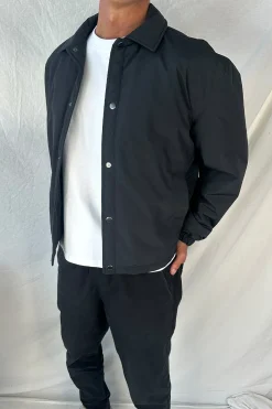 Padded Bomber Black