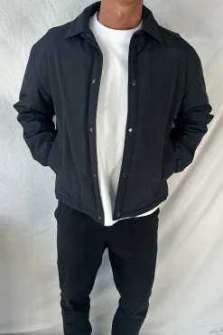 Padded Bomber Black