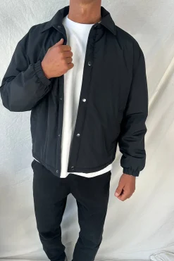 Padded Bomber Black