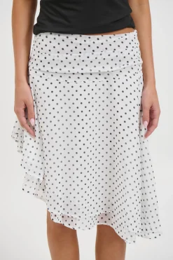Paloma Midi Skirt White