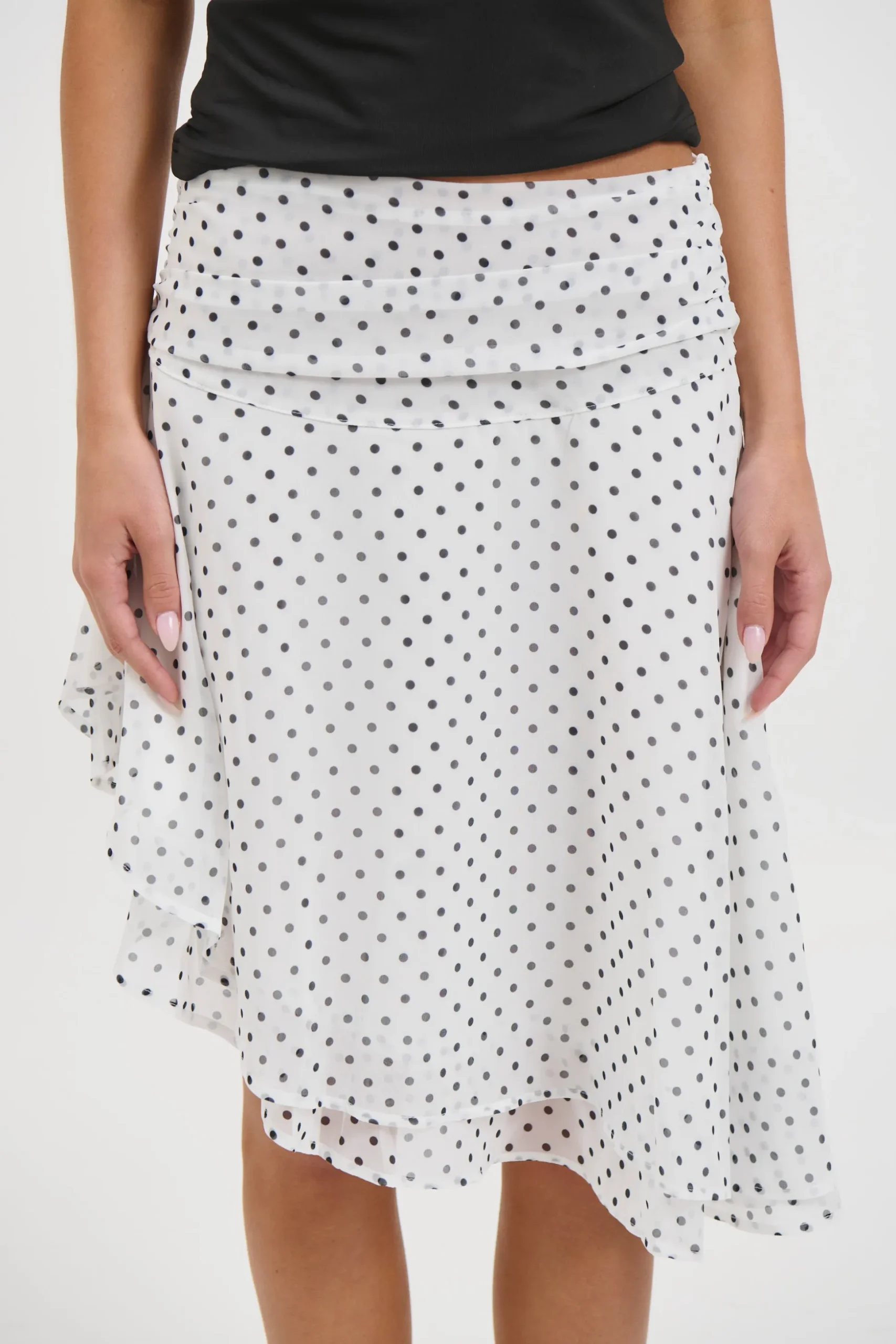 Paloma Midi Skirt White