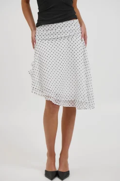 Paloma Midi Skirt White
