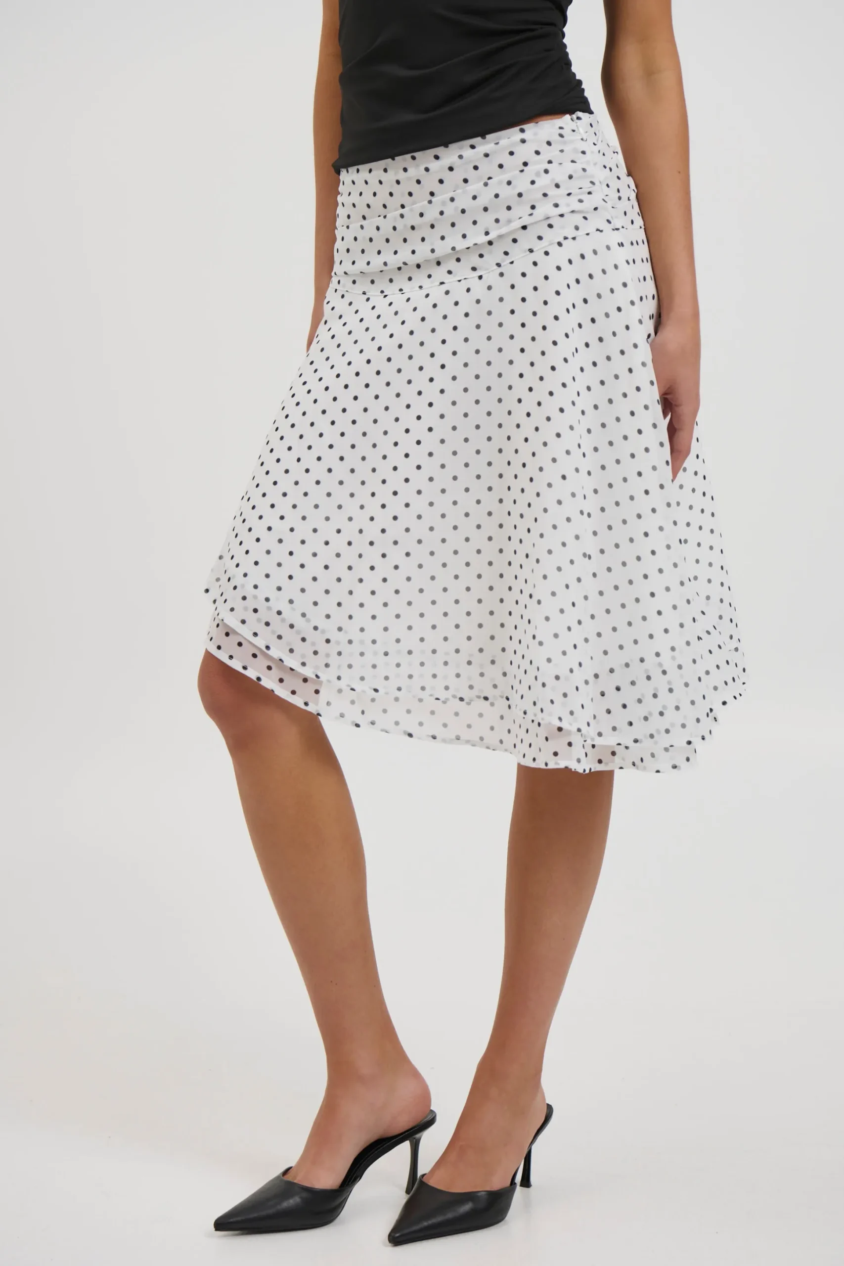 Paloma Midi Skirt White