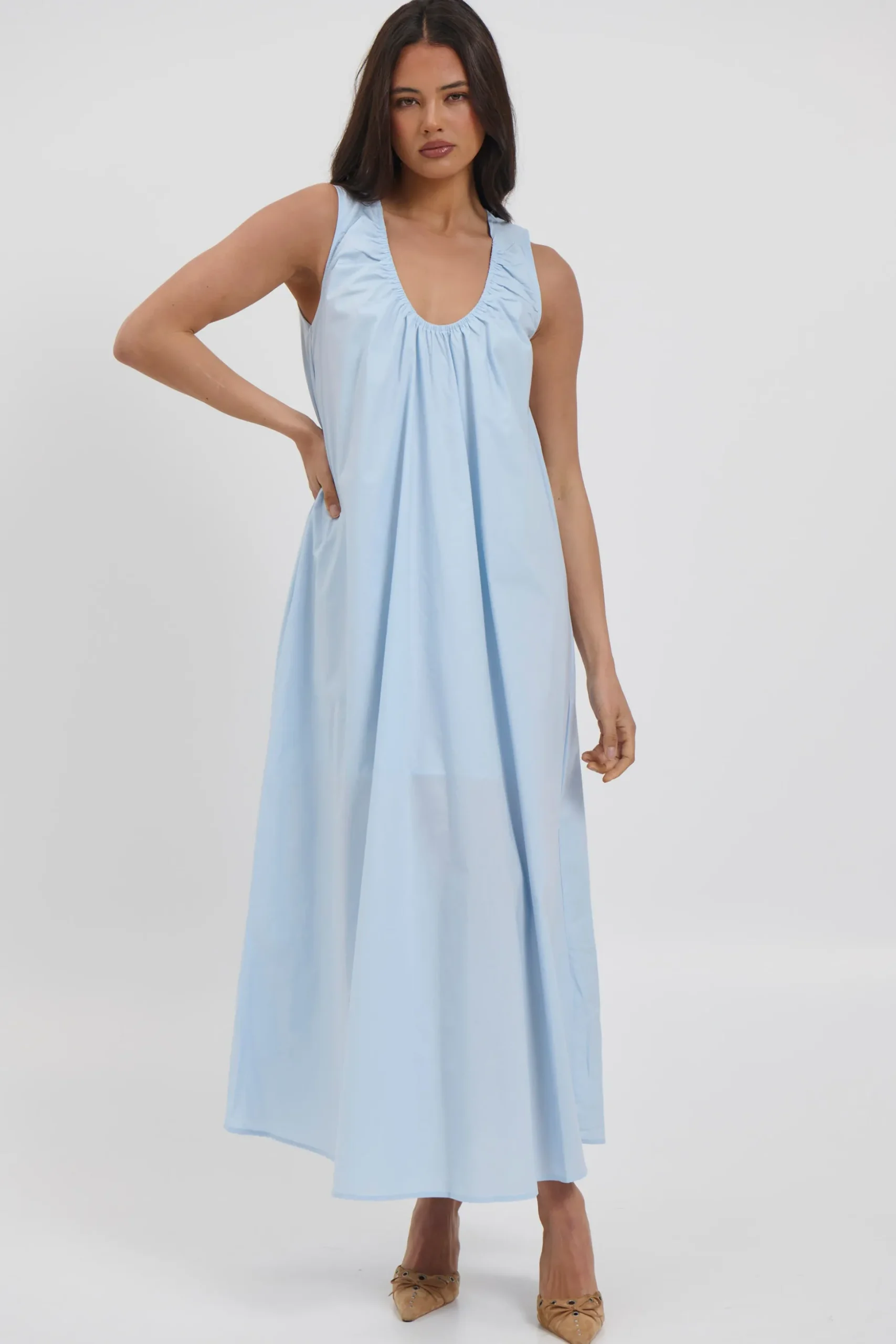 Pania Maxi Dress Sky
