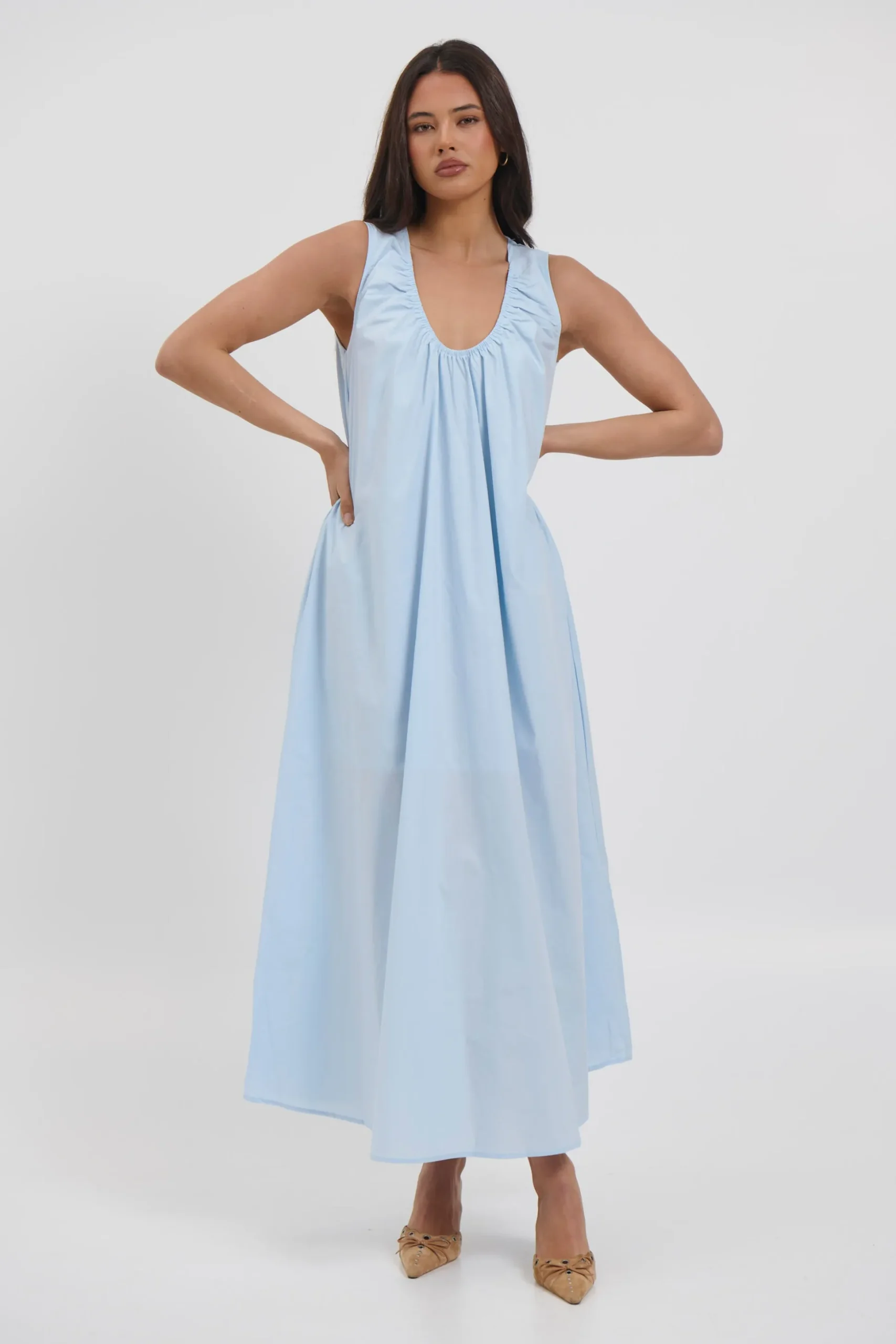 Pania Maxi Dress Sky
