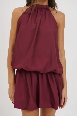 Paris Mini Dress Berry