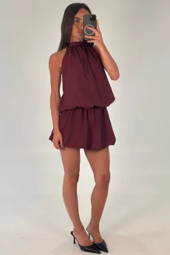 Paris Mini Dress Berry