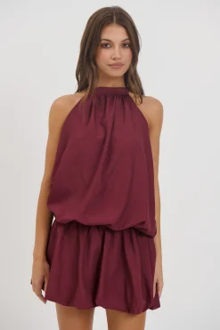 Paris Mini Dress Berry