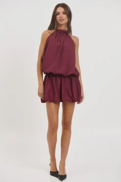 Paris Mini Dress Berry