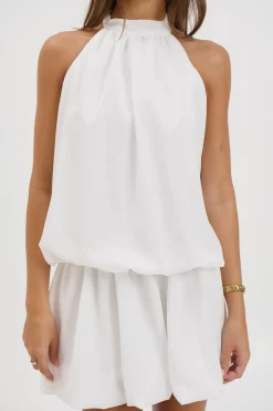 Paris Mini Dress White