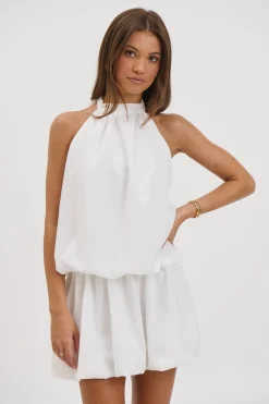 Paris Mini Dress White