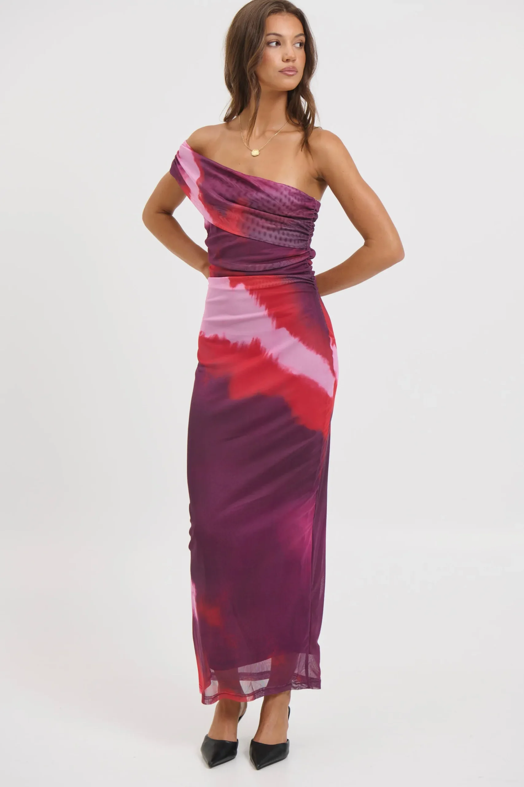 Paros Maxi Dress Berry