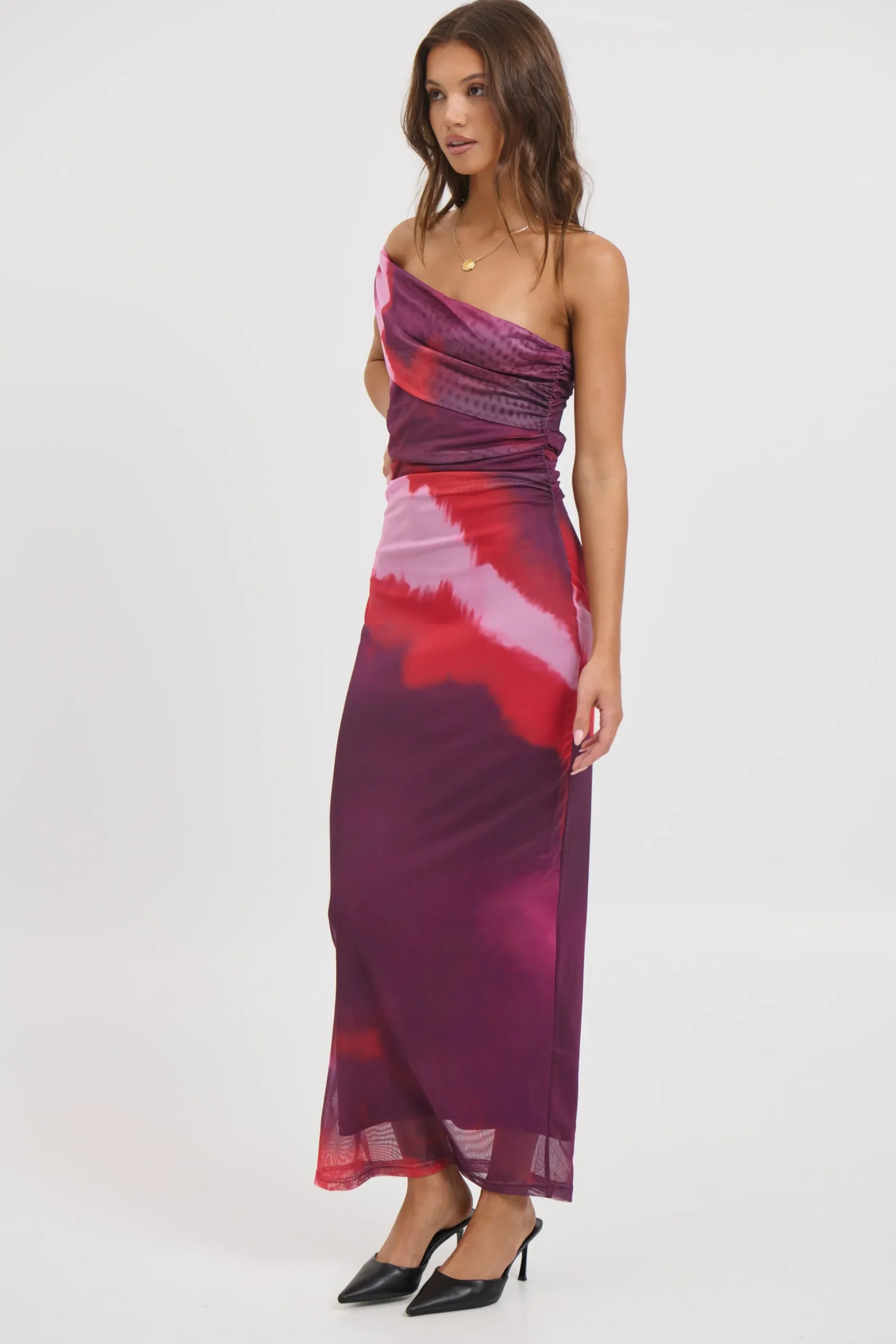 Paros Maxi Dress Berry