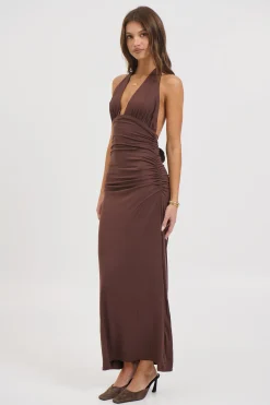Patrice Maxi Dress Chocolate