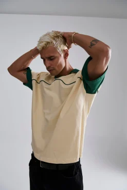 Paul Two Tone Polo Soft Yellow