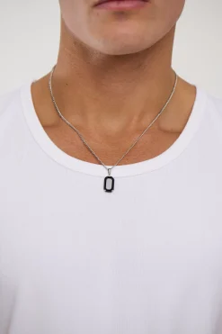 Pendant Chain Necklace Silver