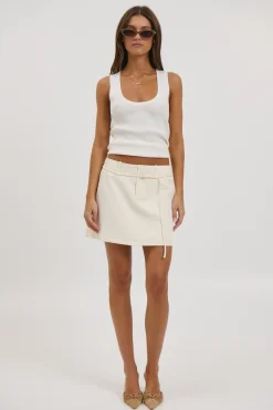 Piper Mini Skirt Cream