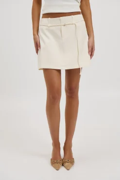 Piper Mini Skirt Cream