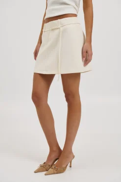 Piper Mini Skirt Cream