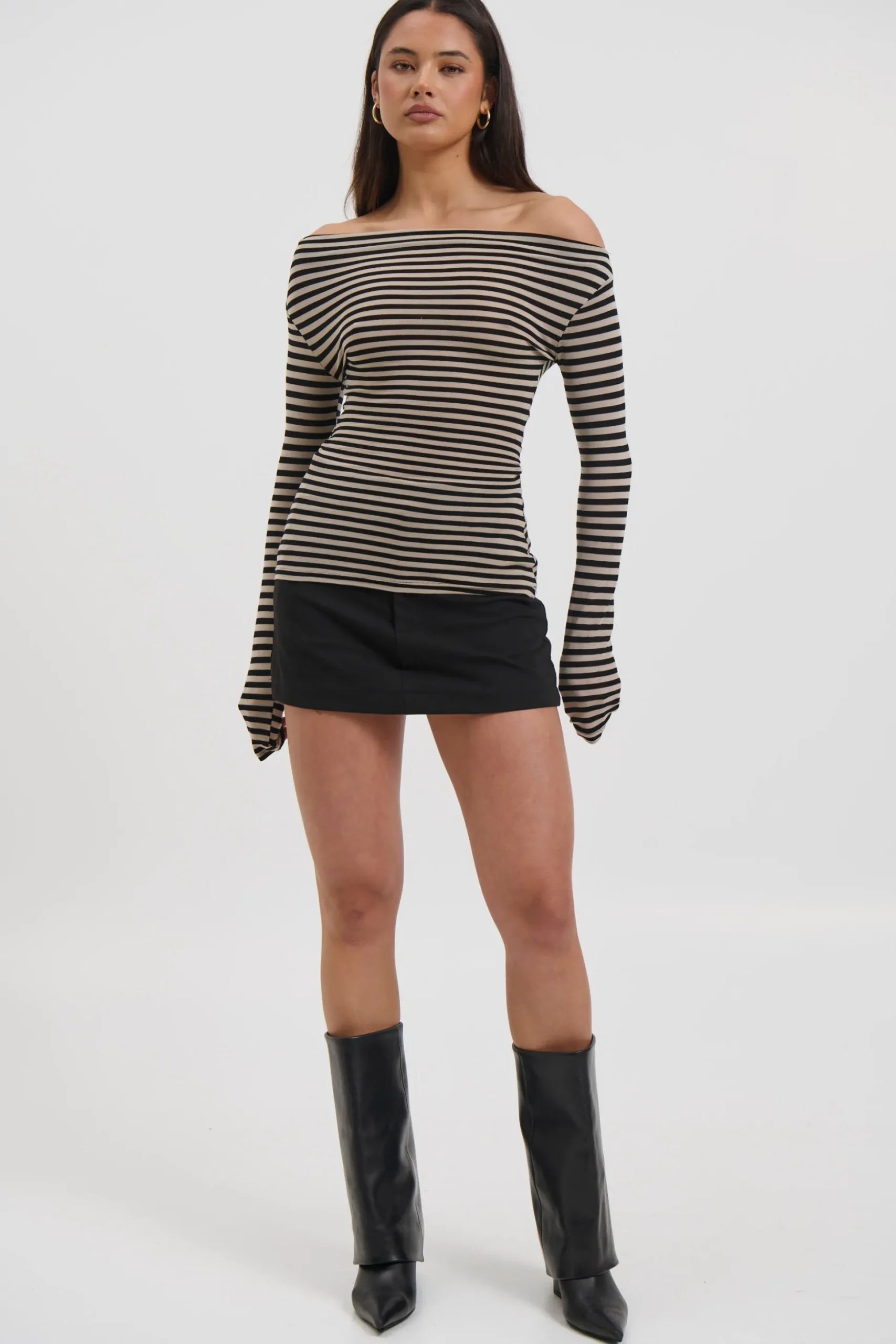 Pippa Mini Skirt Black