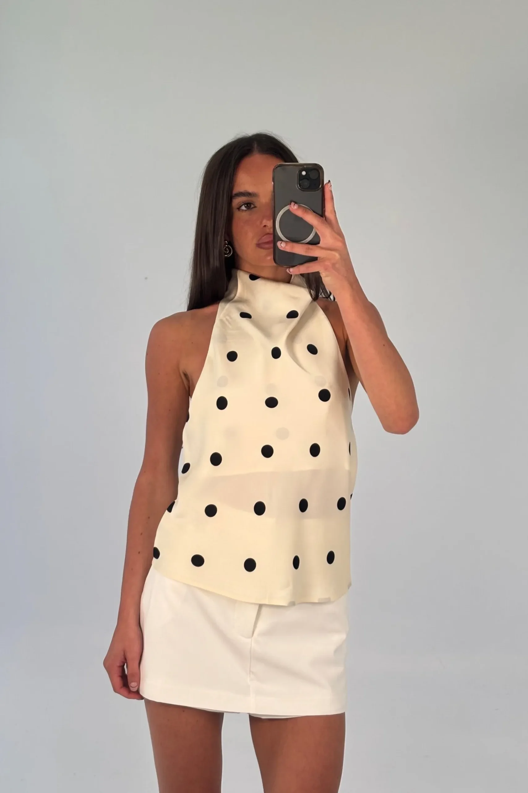 Pippa Mini Skirt White