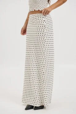 Poppy Maxi Skirt White