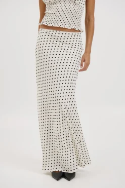 Poppy Maxi Skirt White