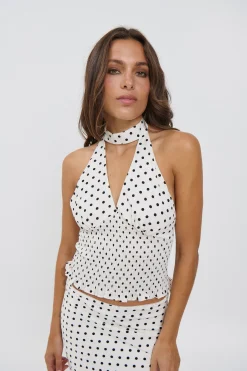 Poppy Top White