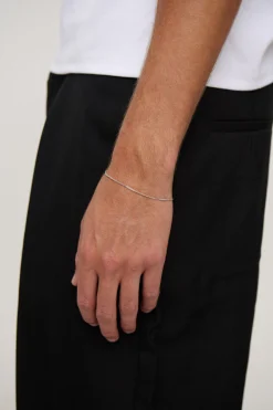 Premium NTH Aiden Chain Bracelet White Gold Plated