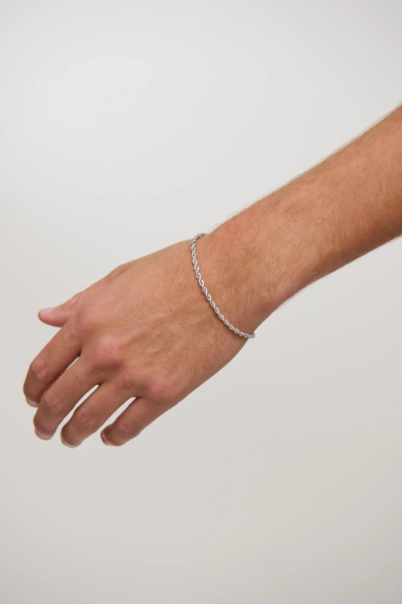 Premium NTH Archie Chain Bracelet White Gold Plated